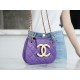 CHANEL 24C Vintage Large Logo Messenger Bag  