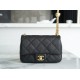 CHANEL 23P Spring/Summer New Love Heart Adjustable Mini Bag Black  