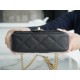 CHANEL 23P Spring/Summer New Love Heart Adjustable Mini Bag Black  