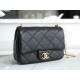 CHANEL 23P Spring/Summer New Love Heart Adjustable Mini Bag Black  