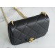 CHANEL 23P Spring/Summer New Love Heart Adjustable Mini Bag Black  