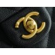 CHANEL 23P Spring/Summer New Love Heart Adjustable Mini Bag Small Black Textured Calfskin  