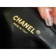 CHANEL 23P Spring/Summer New Love Heart Adjustable Mini Bag Small Black Textured Calfskin  