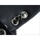 CHANEL 23A New Duma Backpack Small Black Glossy Calfskin  