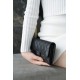 Classic Flap Classic Long Wallet Black & Silver Calfskin  