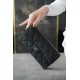 Classic Flap Classic Long Wallet Black & Gold Calfskin  