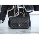 CHANEL 24C 19 Series CF Mini Bag Black  