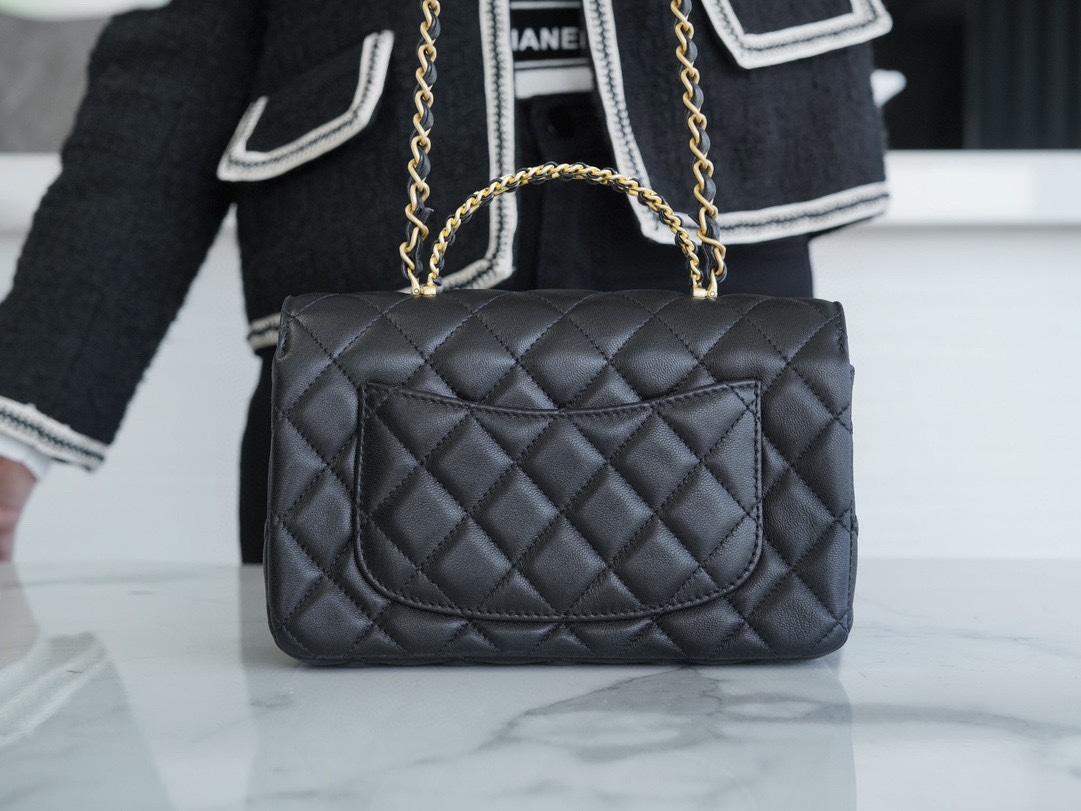 CHANEL 24C 19 Series CF Mini Bag Black  