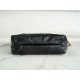 Chanel 23S 22 Mini Pearl Chain Bag Black Wrinkled Calfskin  