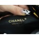 Chanel 23S 22 Mini Pearl Chain Bag Black Wrinkled Calfskin  