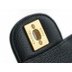 CF Classic Flap Caviar Calfskin Medium Black & Gold  