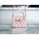 CHANEL 23K Kelly Handle Bag Light Pink Small  