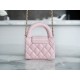 CHANEL 23K Kelly Handle Bag Light Pink Small  