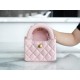 CHANEL 23K Kelly Handle Bag Light Pink Small  