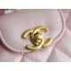 CHANEL 23K Kelly Handle Bag Light Pink Small  