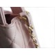 CHANEL 23K Kelly Handle Bag Light Pink Small  