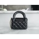 CHANEL 23K Kelly Handle Bag Black Small  