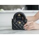 CHANEL 23K Kelly Handle Bag Black Small  