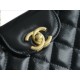 CHANEL 23K Kelly Handle Bag Black Small  