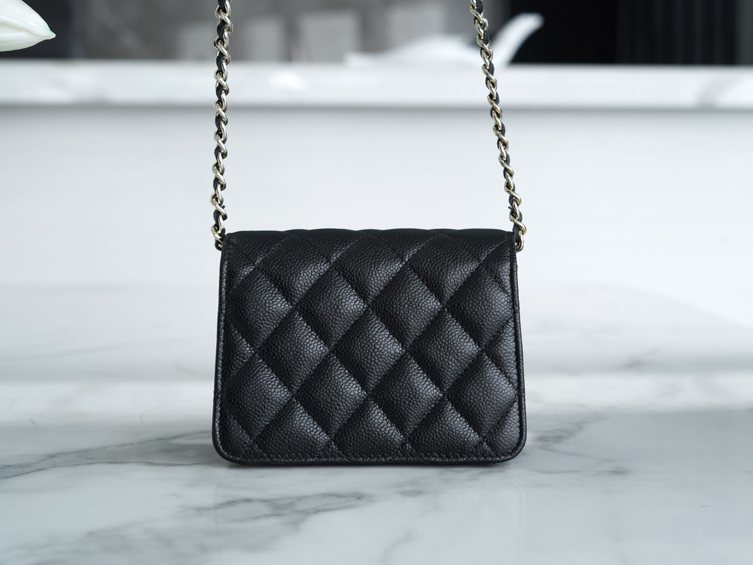 CHANEL 23S Spring/Summer New Bow Tie Mini Bag Black