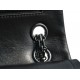 Chanel Small Black V Gun Calfskin  