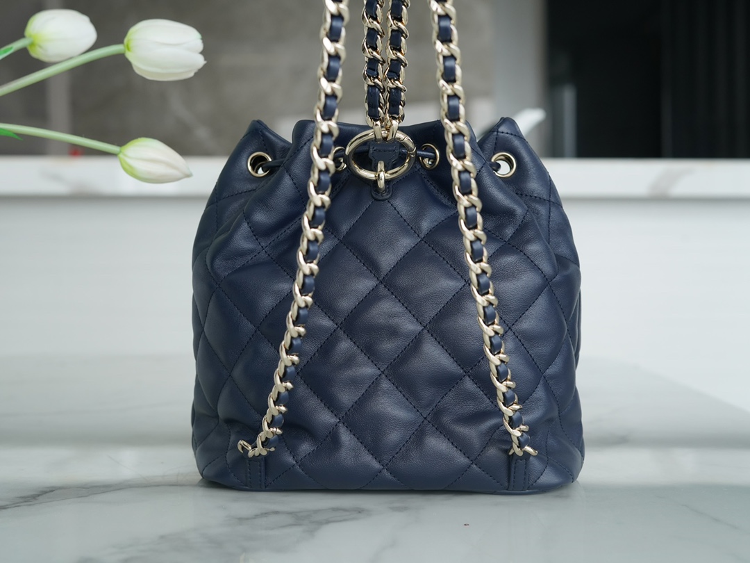 CHANEL 23B Atelier Backpack Blue  