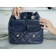 CHANEL 23B Atelier Backpack Blue  