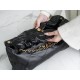 CHANEL 24C Horizontal 22 Bag Black with Gold Hardware  