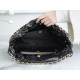 CHANEL 24C Horizontal 22 Bag Black with Gold Hardware  