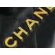 CHANEL 24C Horizontal 22 Bag Black with Gold Hardware  