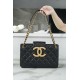 CHANEL 24C Vintage Large Logo Shoulder Bag  