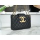 CHANEL 24C Vintage Large Logo Shoulder Bag  