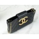 CHANEL 24C Vintage Large Logo Shoulder Bag  