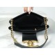 CHANEL 24C Vintage Large Logo Shoulder Bag  