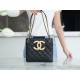 CHANEL 24C Vintage Large Logo Shoulder Bag  