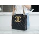 CHANEL 24C Vintage Large Logo Shoulder Bag  