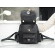 CHANEL 23K Duma Backpack Small Black Calfskin  