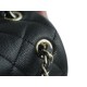 CHANEL 23K Duma Backpack Small Black Calfskin  