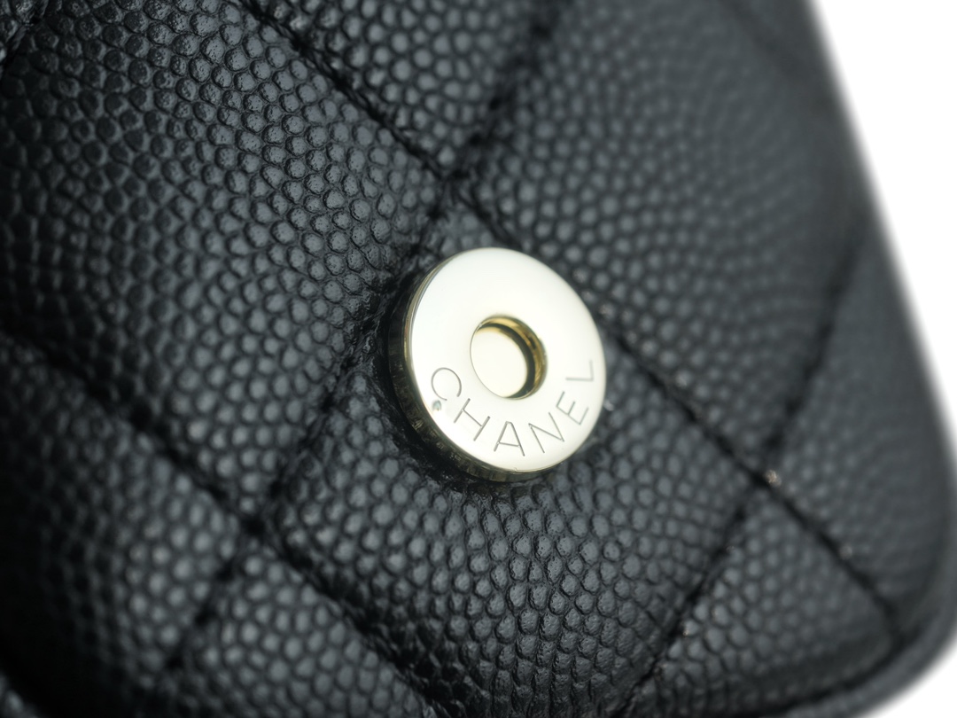 CHANEL 23K Duma Backpack Small Black Calfskin  