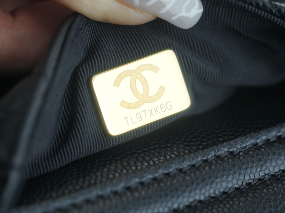 CHANEL 23K New Tank Duma Backpack Large Black Calfskin  