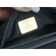 CHANEL 23K New Tank Duma Backpack Large Black Calfskin  