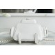 CHANEL 23K Duma Backpack Small White Caviar Calfskin  