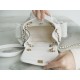 CHANEL 23K Duma Backpack Small White Caviar Calfskin  