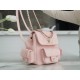 CHANEL 23K Duma Backpack Small Light Pink Caviar Calfskin  