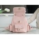 CHANEL 23K Duma Backpack Small Light Pink Caviar Calfskin  