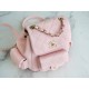 CHANEL 23K New Tank Duma Backpack Large Light Pink Caviar Calfskin  