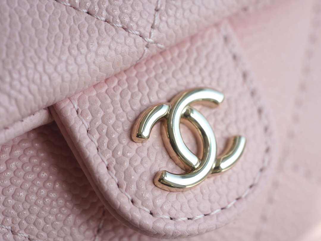 CHANEL 23K New Tank Duma Backpack Large Light Pink Caviar Calfskin  