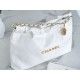 CHANEL 24C Horizontal 22 Bag White with Gold Hardware  