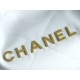 CHANEL 24C Horizontal 22 Bag White with Gold Hardware  