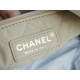 CHANEL 24C Horizontal 22 Bag White with Gold Hardware  